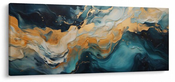 Obraz - Abstrakcia (120x50 cm)