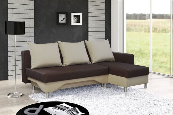 Mirjan24 Rohová sedacia súprava Martin, Dostupné poťahy: Suedine 4001 + Suedine 4001 + Suedine 1009, Strana: ľavá 5903211090622