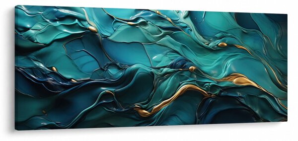 Obraz - Abstraktné textúry (120x50 cm)