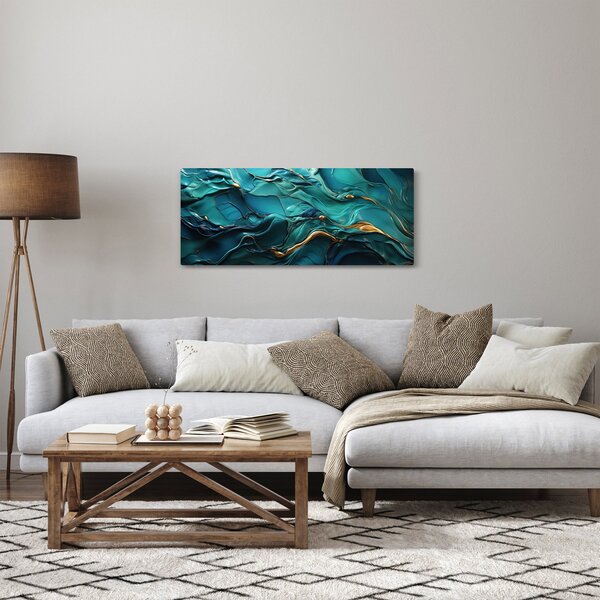 Obraz - Abstraktné textúry (120x50 cm)