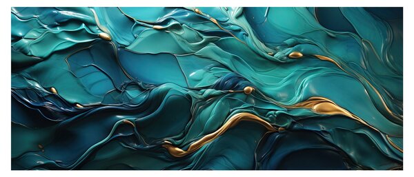 Obraz - Abstraktné textúry (120x50 cm)