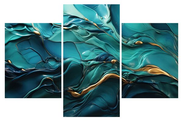 Obraz - Abstraktné textúry (90x60 cm)