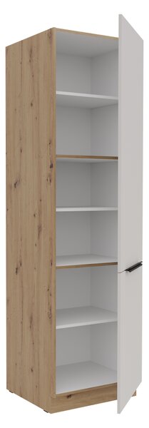 Mirjan24 Vysoká kuchynská skrinka Solea 60 DK-210 2F, Farby: dub artisan / kašmír 5903211473166