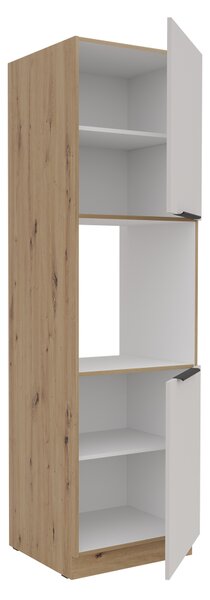 Mirjan24 Vysoká kuchynská skrinka pod rúru Solea 60 DP-210 2F, Farby: dub artisan / kašmír 5903211473203