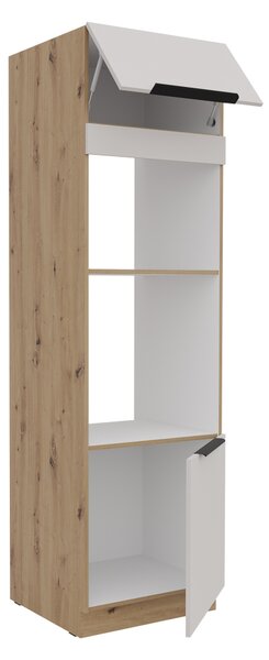 Mirjan24 Vysoká kuchynská skrinka pod rúru Solea 60 DPM-210 2F, Farby: dub artisan / kašmír 5903211473210