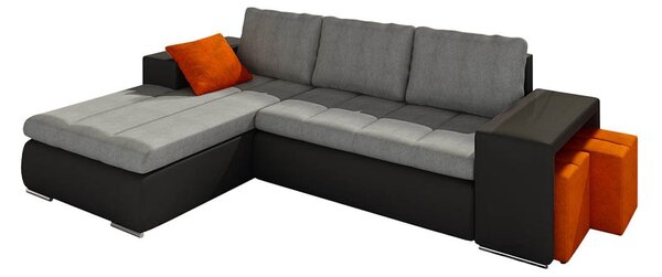 Mirjan24 Obývacia stena Boho IX, Osvetlenie: bez osvetlenia, Farby: čierny / čierny lesk 5902928124453