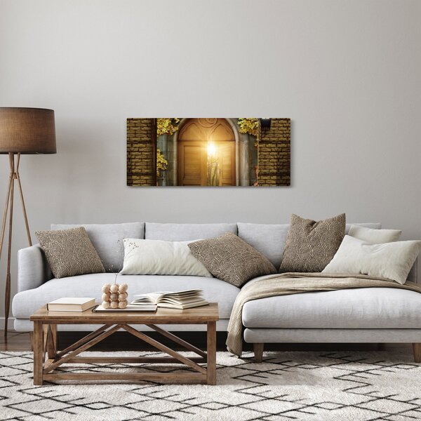 Obraz - Brána v lese (120x50 cm)