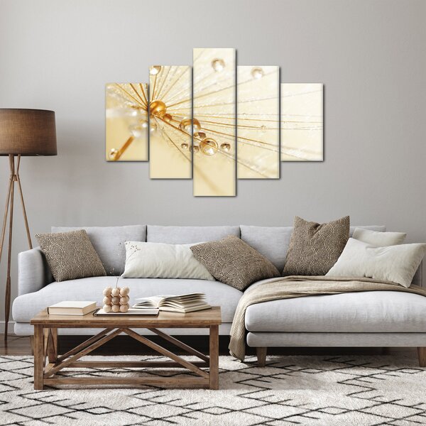 Obraz - Makro fotografie púpavy (150x105 cm)