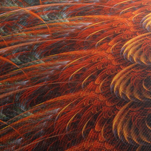 Obraz - Abstraktná imitácia peria (90x60 cm)