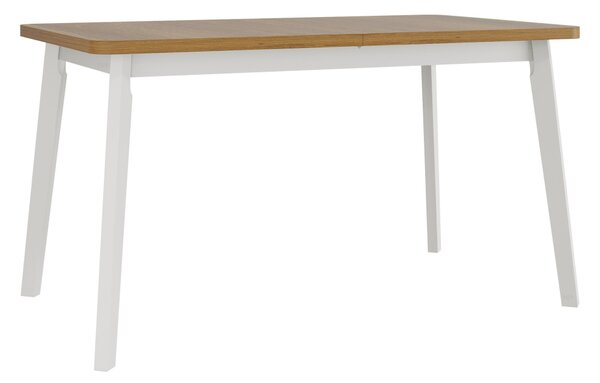 Mirjan24 Stôl Harry 80 x 140/180 VI, Morenie: dub artisan L, Farby nožičiek: biela 5903211234880