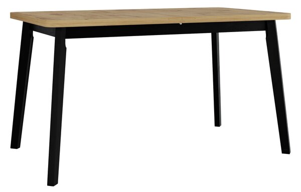 Mirjan24 Stôl Harry 80 x 140/180 VI, Morenie: dub artisan L, Farby nožičiek: biela 5903211234880