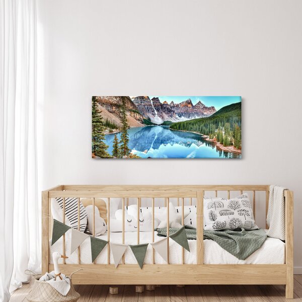 Obraz - Moraine lake (120x50 cm)