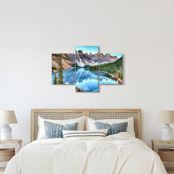 Obraz - Moraine lake (90x60 cm)