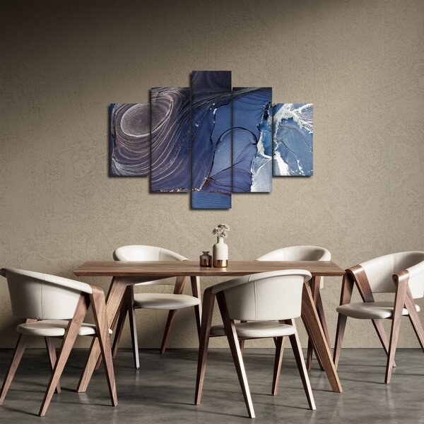 Obraz - Mramorovaný atrament (150x105 cm)