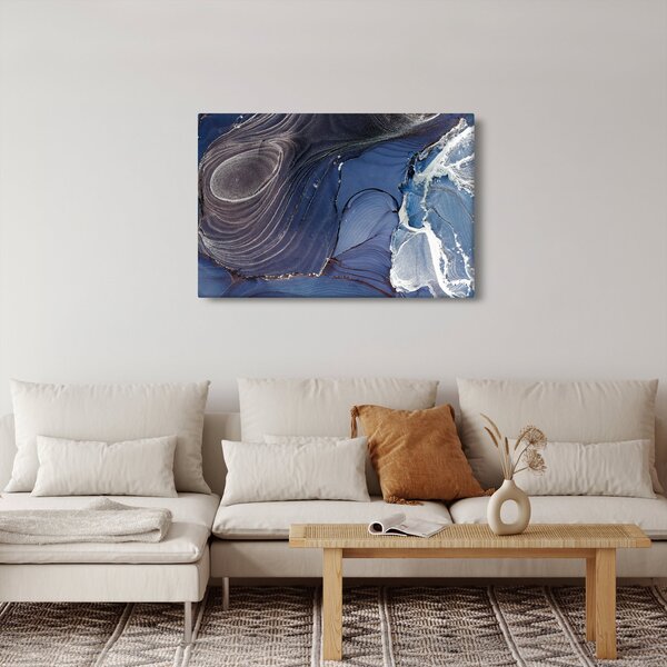 Obraz - Mramorovaný atrament (90x60 cm)