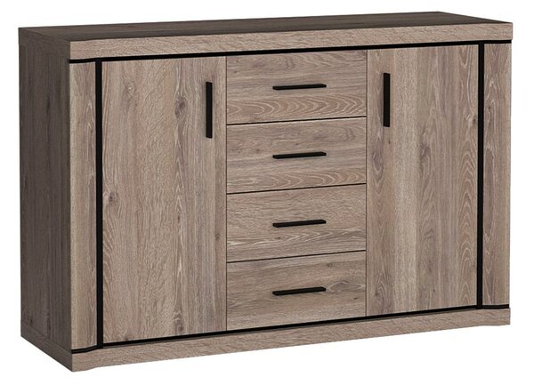 Mirjan24 Komoda Xavier XV-5, Farby:: dub trufel 5902928800036