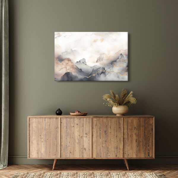 Obraz - Abstrakcia hôr s textúrou mramoru (90x60 cm)