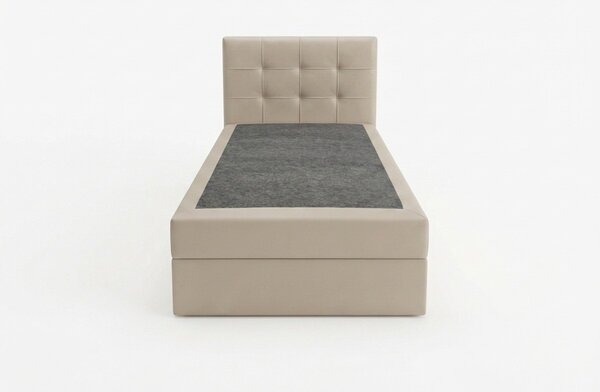 Čalúnená posteľ boxspring DIRELIS TRINITY 90x200 cm béžová Matrac: Matrac Bonell pružinový