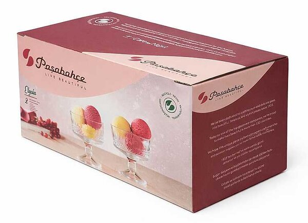 Pasabahce poháre na zmrzlinu Elysia 250 ml 2 ks