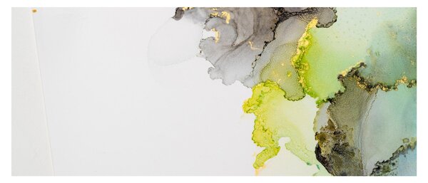 Obraz - Abstraktné umenie atramentom (120x50 cm)