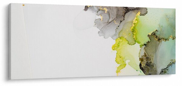 Obraz - Abstraktné umenie atramentom (120x50 cm)