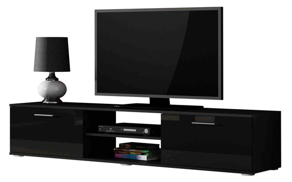 Mirjan24 TV stolík 180 Boho B3, Farby: biela / biely lesk 5902928097276