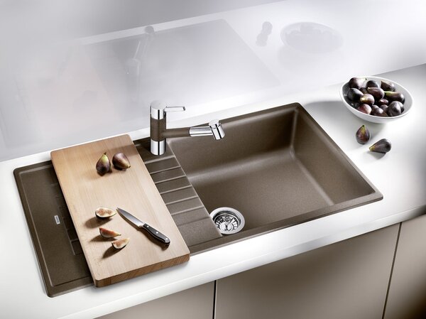 Blanco Zia XL 6 S, silgranitový drez 1000x500x190 mm, 1-komorový, čierna, BLA-526024
