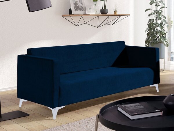 Mirjan24 Pohovka Denim 3, Dostupné poťahy: Solo 251, Farby nožičiek: čierny lesk 5902928257816