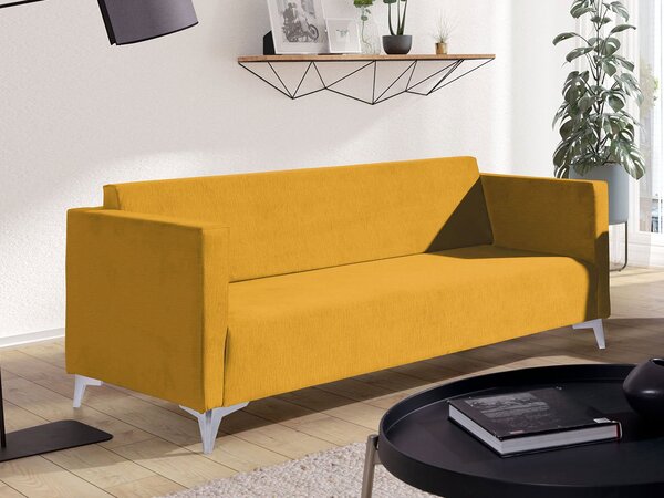Mirjan24 Pohovka Denim 3, Dostupné poťahy: Solo 251, Farby nožičiek: čierny lesk 5902928257816