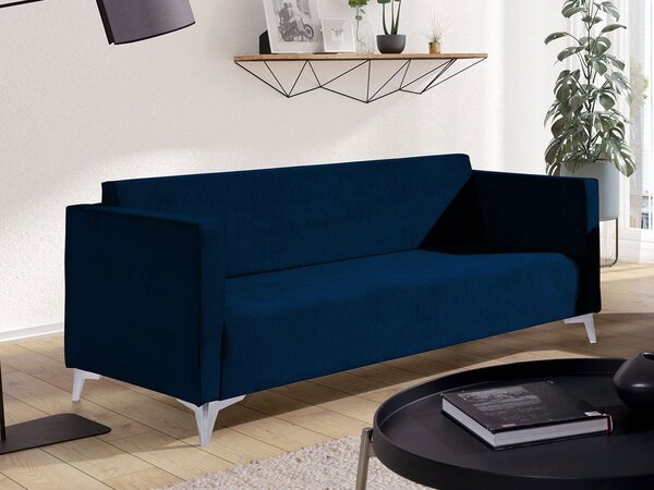 Mirjan24 Pohovka Denim 3, Dostupné poťahy: Solo 251, Farby nožičiek: čierny lesk 5902928257816