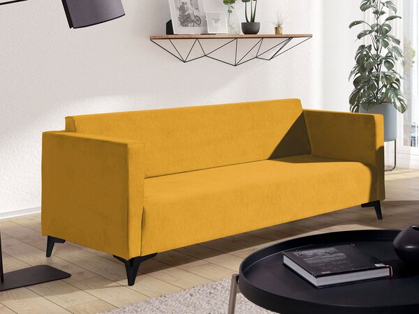 Mirjan24 Pohovka Denim 3, Dostupné poťahy: Solo 251, Farby nožičiek: čierny lesk 5902928257816