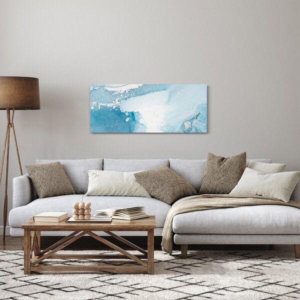 Obraz - Modrý dekor (120x50 cm)
