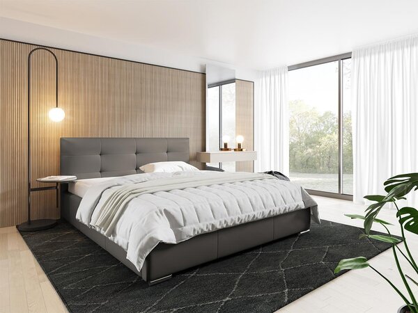Mirjan24 Posteľ Landron, Rozmer postele: 140x200, Dostupné poťahy: ekokoža Soft 010 5903211153976
