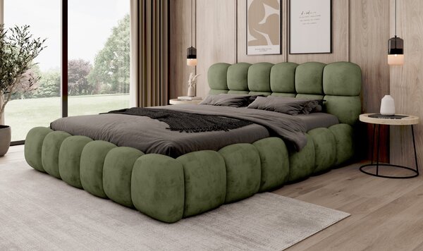 ČALÚNENÁ POSTEĽ ASHLEY 140x200 APHRODITE 12 OLIVE