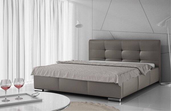 Mirjan24 Posteľ Landron, Rozmer postele: 140x200, Dostupné poťahy: ekokoža Soft 010 5903211153976