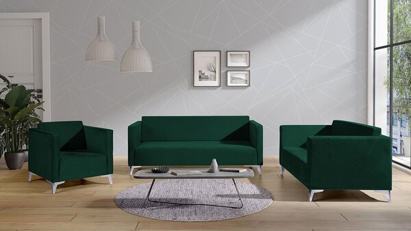 Mirjan24 Sedacia súprava Denim 3+2+1, Dostupné poťahy: Solo 251, Farby nožičiek: dub 5902928353211