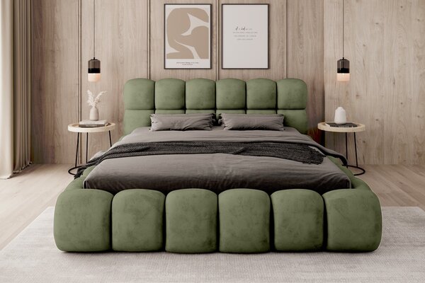 ČALÚNENÁ POSTEĽ ASHLEY 140x200 APHRODITE 12 OLIVE