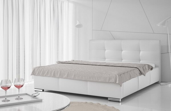 Mirjan24 Posteľ Landron, Rozmer postele: 140x200, Dostupné poťahy: ekokoža Soft 010 5903211153976