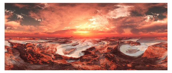 Obraz - Mars (120x50 cm)