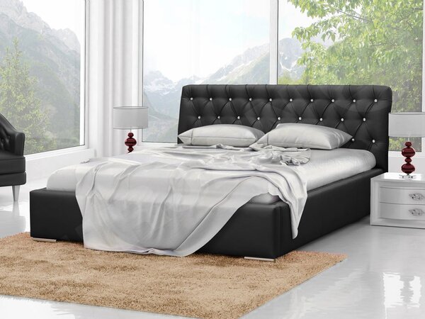 Mirjan24 Kontinentálna posteľ Enoa, Rozmer postele: 180x200, Dostupné poťahy: ekokoža Soft 017 (biela) 5902928178913