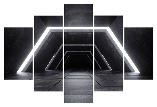 Obraz - Futuristický tunel (150x105 cm)