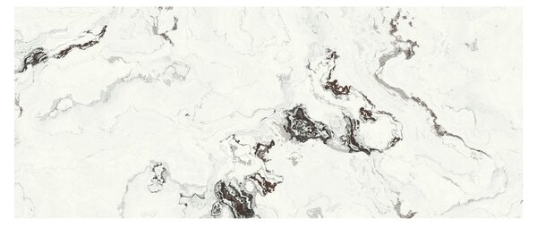 Obraz - Biely mramor (120x50 cm)