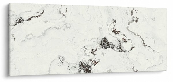 Obraz - Biely mramor (120x50 cm)