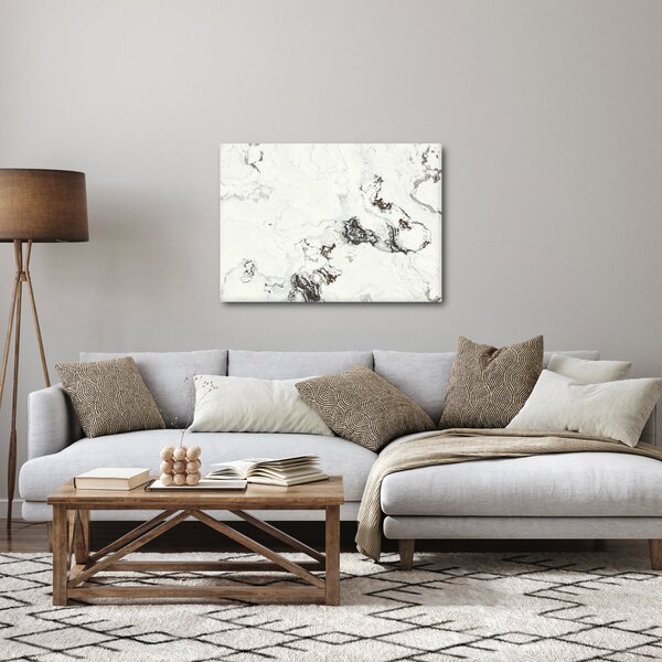 Obraz - Biely mramor (70x50 cm)