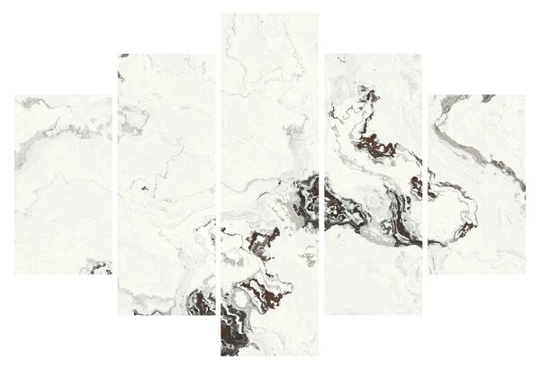 Obraz - Biely mramor (150x105 cm)