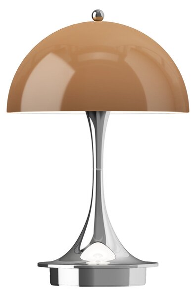 Prenosná lampa Panthella 160, Original Opal brown – Louis Poulsen