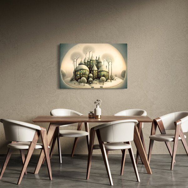 Obraz - Rozprávkové chalúpky (90x60 cm)