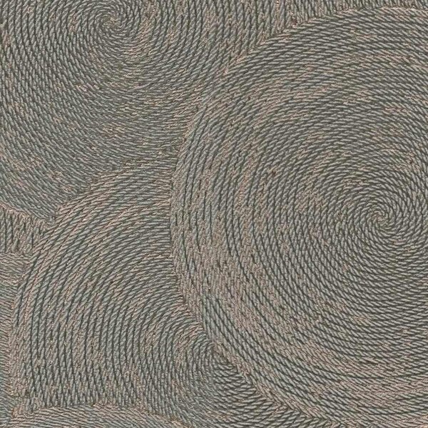 A.S. Création | Vliesová tapeta na stenu Hygge 3 79093-1 | 0,53 x 10,05 m | šedá, bronzová