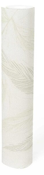 A.S. Création | Vliesová tapeta na stenu Hygge 3 79096-1 | 0,53 x 10,05 m | biela, krémová, metalická, zelená, šedá