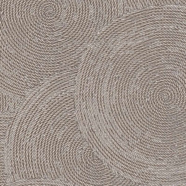 A.S. Création | Vliesová tapeta na stenu Hygge 3 79093-2 | 0,53 x 10,05 m | hnedá, krémová, metalická